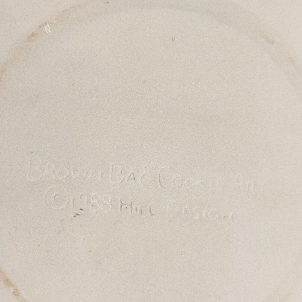 Brown Bag Cookie Thistle Shortbread Butter Mold 1988 Hill Wildflower Wall Art - Picture 7 of 8